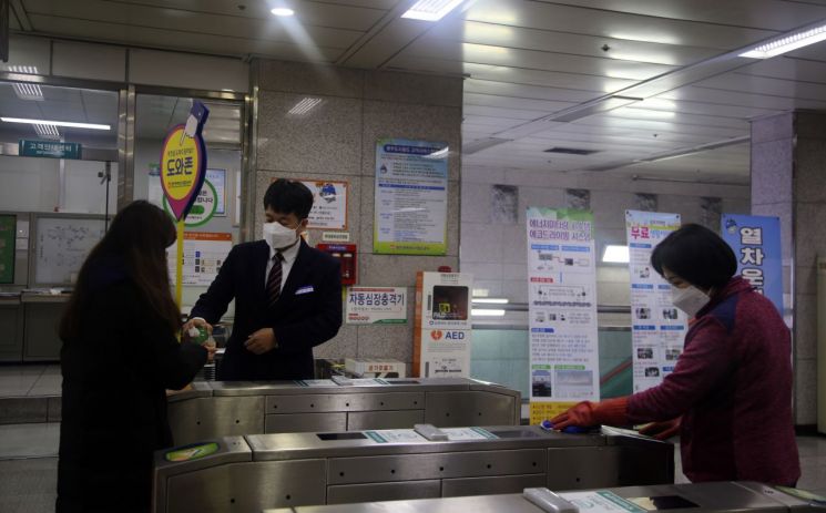 광주도시철도공사, 코로나바이러스 대응 위생 소독 강화