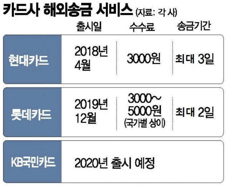수익성 악화에…'해외송금 서비스'에 눈독 들이는 카드사들(종합)
