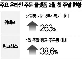 "이불 밖은 위험"…생필품 클릭쇼핑 확 늘었다
