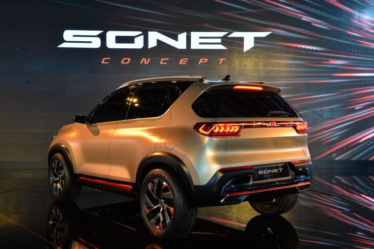 기아차, 인도 현지전략형 SUV 명칭 '쏘넷' 낙점…콘셉트 첫 공개