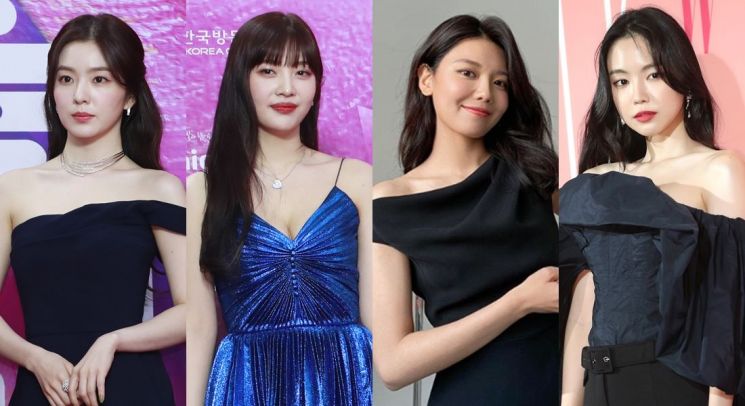 레드벨벳 아이린, 조이, 에이핑크 손나은, 소녀시대 수영. 사진=뉴스1, 수영 인스타그램