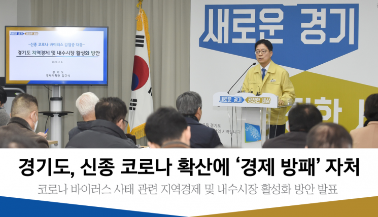 경기도, 신종 코로나 '컨티젼시 플랜' 가동…TF·특별자금 지원 등