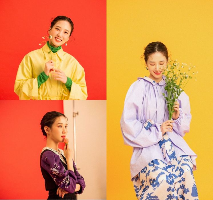 배우 박은빈 화보 비하인드컷.