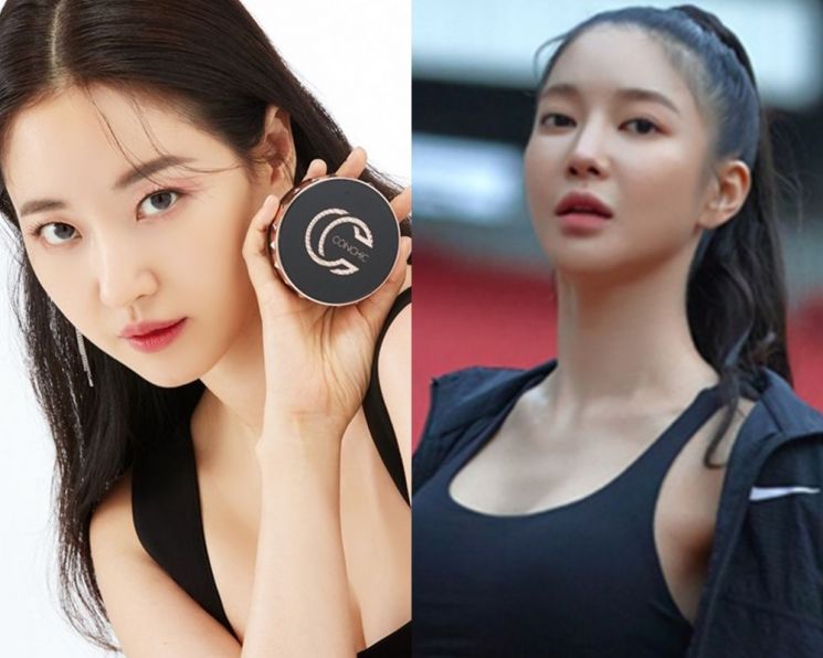 '컨시크 새로운 뮤즈' 김사랑·'헬스헬퍼 워너비 모델' 김윤지