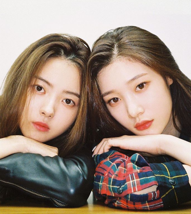 임나영, 정채연. 사진=정채연 인스타그램