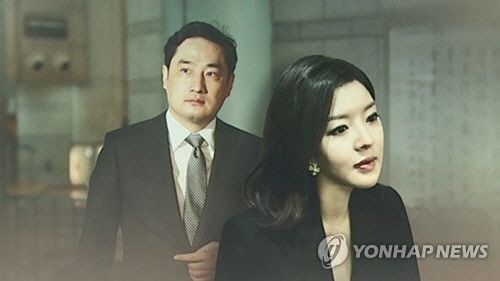강용석 변호사(좌), 도도맘 김미나(우) [이미지출처=연합뉴스]