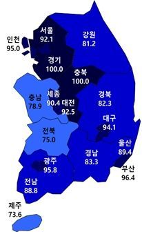 2020년 2월 HSSI 전망 : 전국 88.7(그래픽=주택산업연구원)