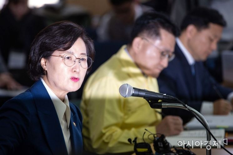 [포토]공소장 공개 관련 발언하는 추미애 법무부 장관