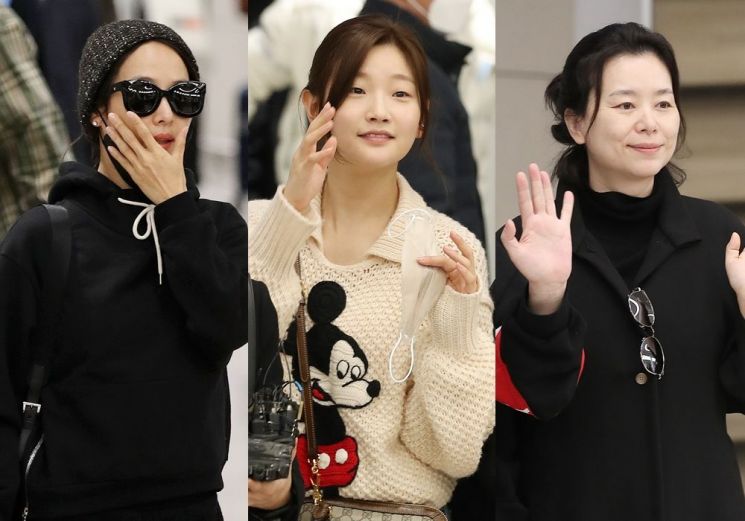 영화 '기생충' 조여정, 박소담, 장혜진. 사진=뉴스1