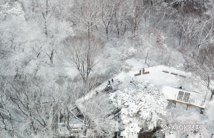 [포토] 설국으로 변신한 남산