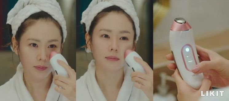 '사랑의 불시착'에서 윤세리(손예진 분)의 피부를 생기있게 밝혀준 뷰티 디바이스.