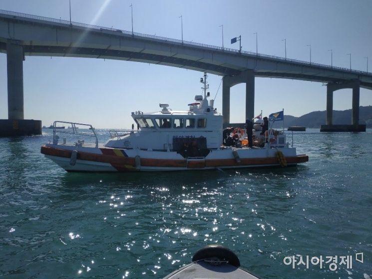 부산해양경찰서가 불시 상황대응 훈련을 실시하고 있다.(사진=부산해경)