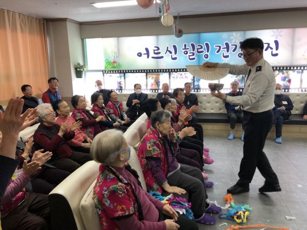 광주 서부소방서, 노인보호센터 ‘소방안전교육’ 전개