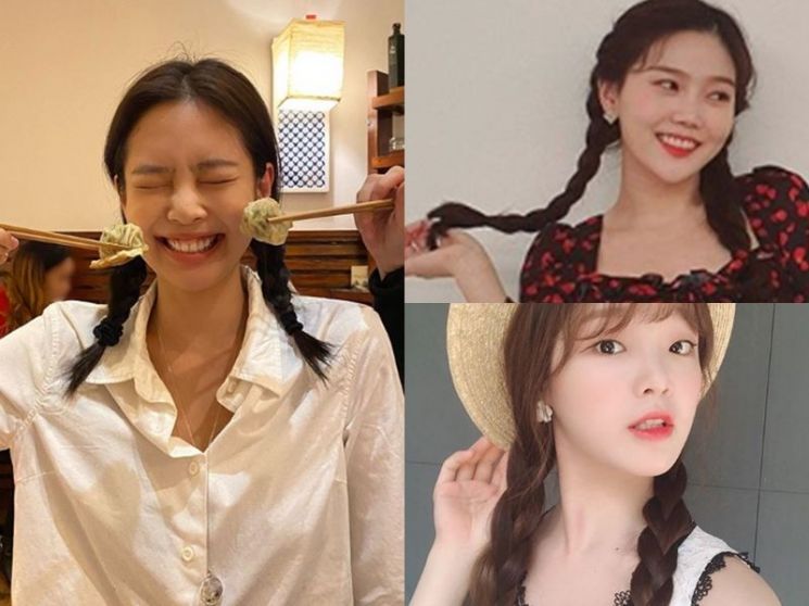 블랙핑크 제니, 오마이걸 효정, 승희. 사진=제니, 오마이걸 인스타그램