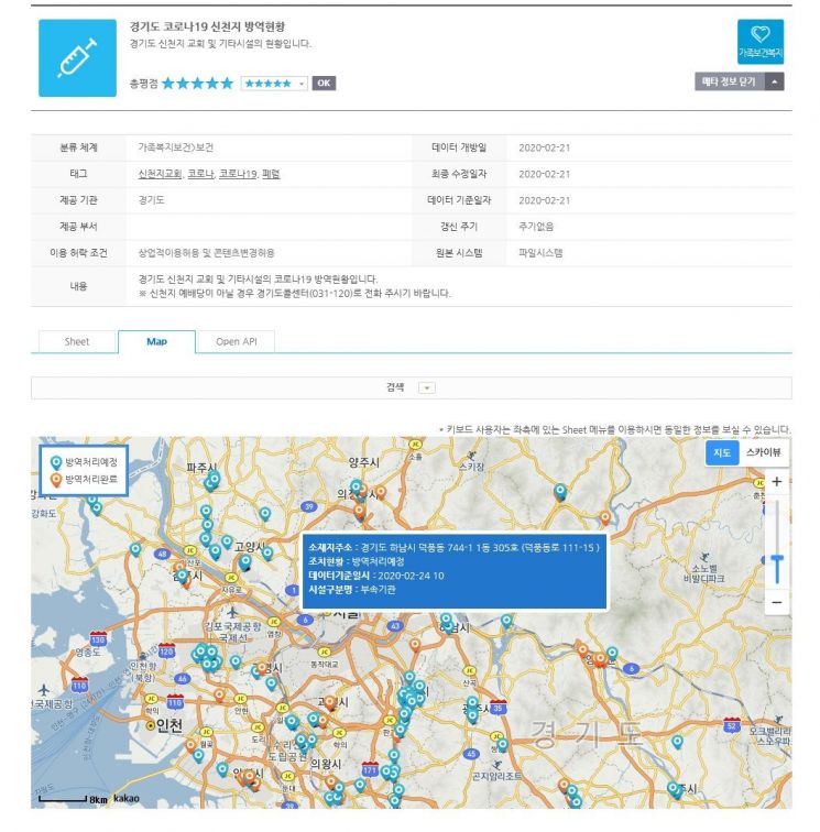 경기도, 353개 신천지 '강제 폐쇄시설' 정보 제공