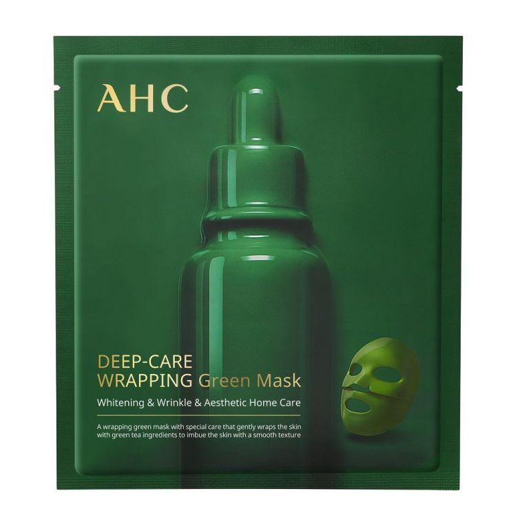 AHC '딥 케어 랩핑 그린 마스크'. 사진=AHC