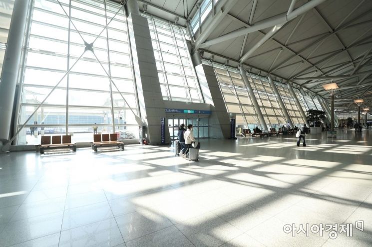 [포토]코로나19 여파 한산한 인천국제공항 출국장  
