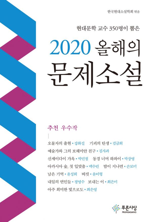 현대문학 교수 350명이 선정한 '2020 올해의 문제소설'