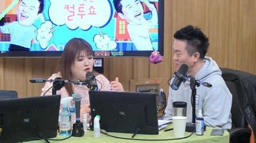 SBS 파워FM '컬투쇼' 코미디언 이국주와 DJ 김태균 / 사진=SBS 보이는 라디오