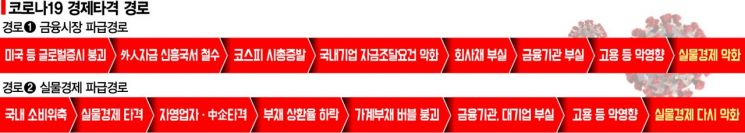 "코로나19, 허약한 韓경제 뺨 때린 격"…실물·금융 투트랙 위기