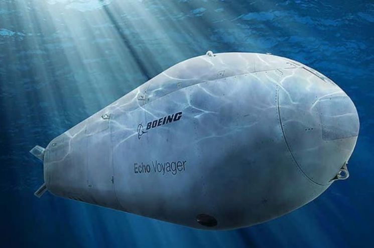 미국은  무인 AI 잠수함을 2020년까지 개발한다는 계획한다는 '클로스'(CLAWS)'프로젝트로를 진행중이다. (사진제공=보잉)