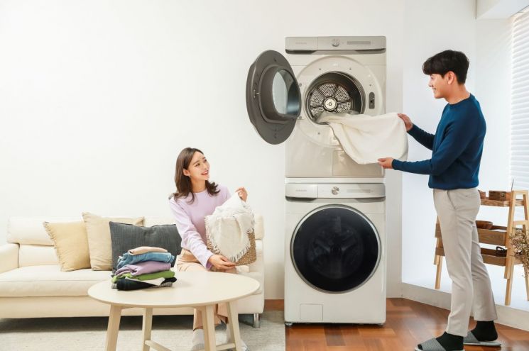 'AI로 세탁부터 건조까지 한번에' 똑똑한 삼성 그랑데 건조기 AI