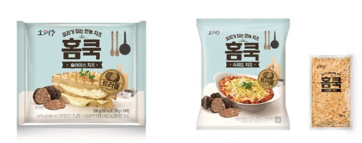 동원F&B, 트러플맛 요리용 치즈 ‘홈쿡 치즈 트러플’ 2종 출시