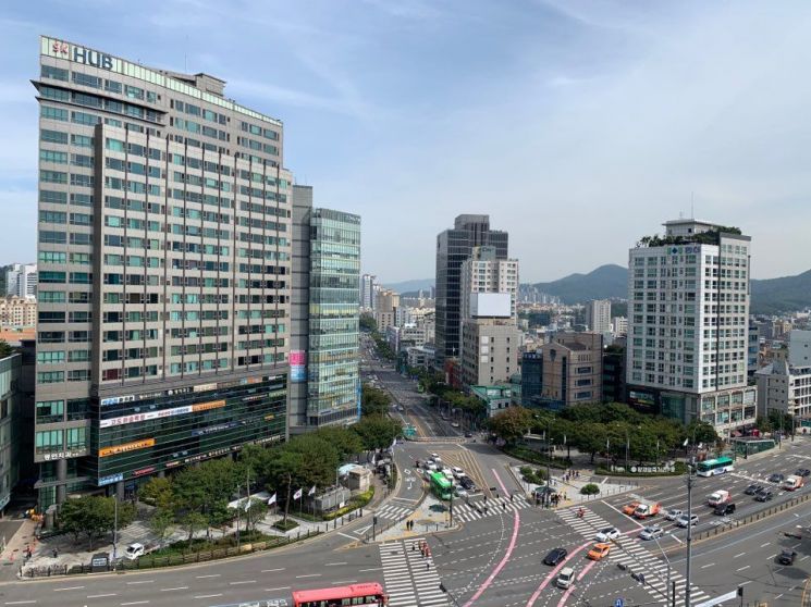 양재역 일대 전경