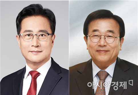 이수원 전 미래통합당 당협위원장(왼쪽), 서병수 전 부산시장(오른쪽)