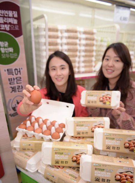 농협 하나로마트, 1등급 무항생제 계란 '맘란' 출시