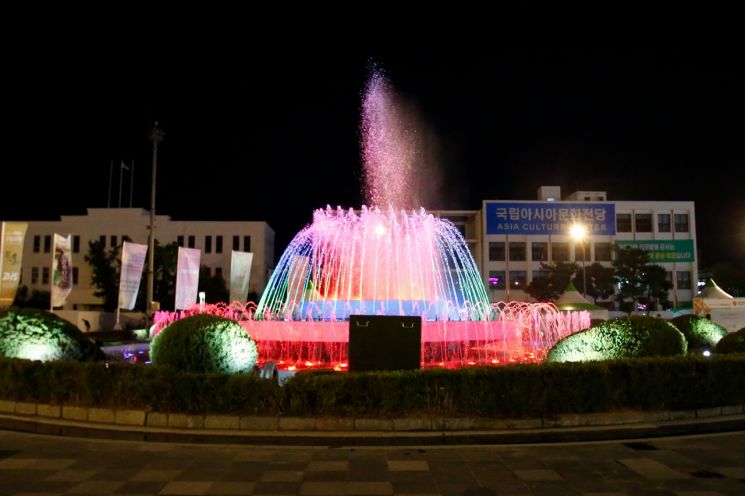 광주 동구, 내달부터 5·18민주광장 분수대 조기 가동