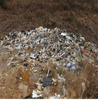 경기도 화성 향남면 쓰레기 산