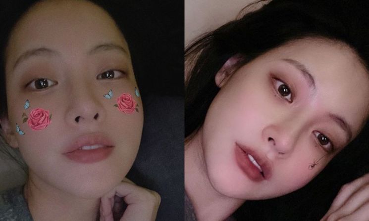 곰돌이가 안아주고 나비가 날아다니는 스타들의 셀카 어플