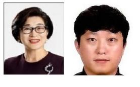 김지혜 티앤제이건설 대표(왼쪽)와 허덕수 써지덴트 대표.