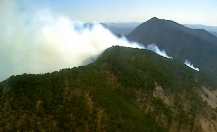 경북 청송에 산불…헬기 22대 투입해 6시간여만에 진화