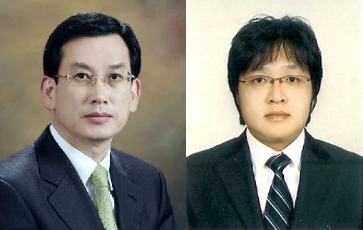 장익수 DGIST 핵심단백질자운센터장과 최성균 연구원