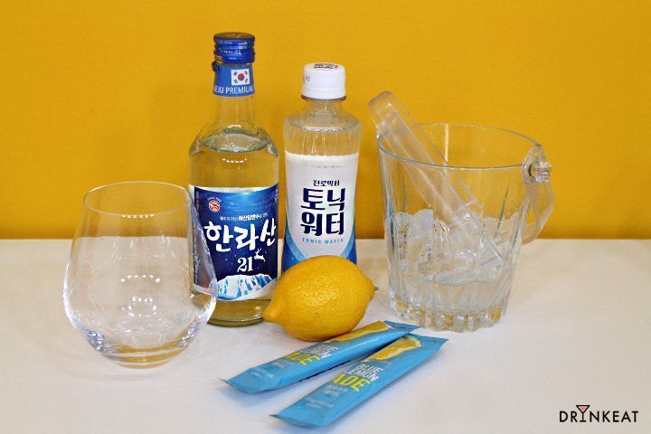 [드링킷] 토닉워터 꿀 비율 레시피 1탄