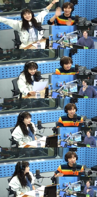 배우 최강희와 이상엽이 '김영철의 파워FM'에 출연해 새 드라마 '굿캐스팅'홍보를 했다. 사진='김영철의 파워FM'영상 캡처