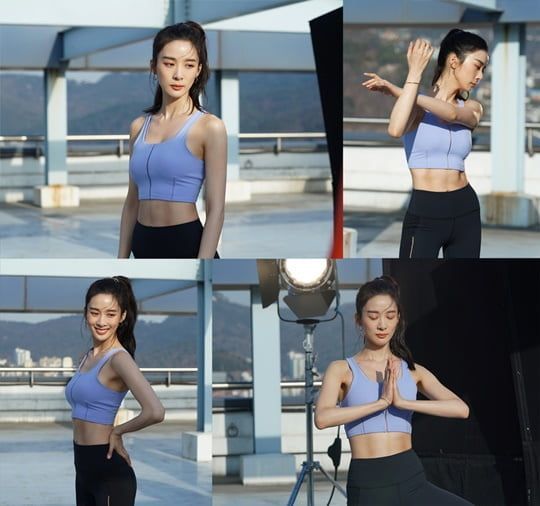 [포토] 이청아 '완벽한 요가자세'