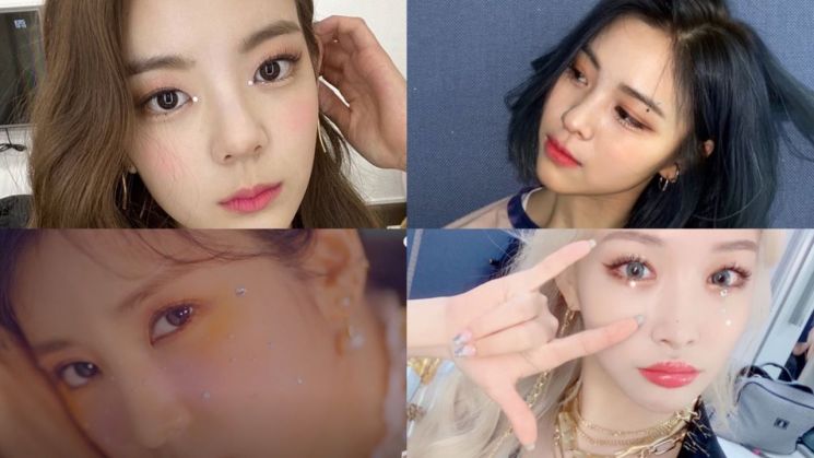 '별빛이 내린다' 여돌들의 파츠 메이크업
