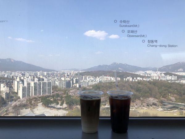 북서울꿈의숲 전망대 내 카페/사진=김수완 기자 suwan@asiae.co.kr