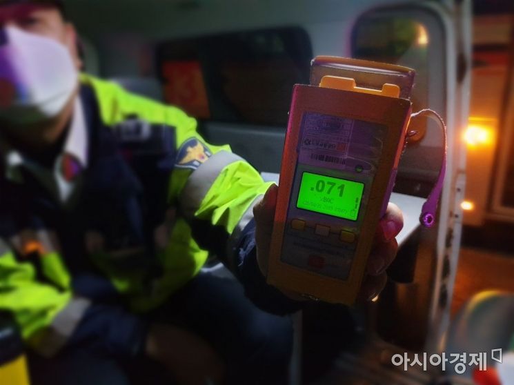 [르포]'안 불어도 삐~' 비접촉 음주운전 단속 현장 가보니(종합)