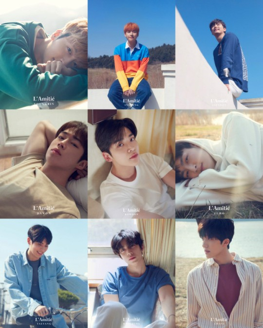 그룹 SF9(영빈·인성·재윤·다원·로운·주호·태양·휘영·찬희)의 우정 여행이 포토북으로 만들어진다./사진=FNC 엔터테인먼트 제공