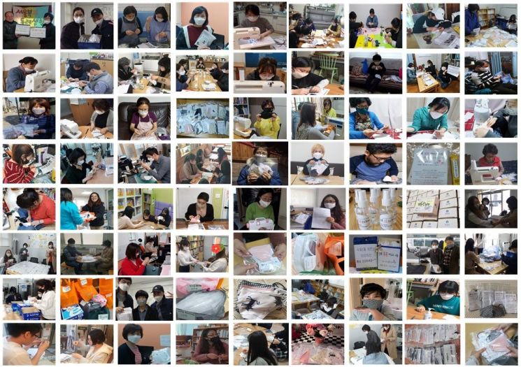 강북구 ‘봄봄’ 마스크 1995장 이웃에 나눔