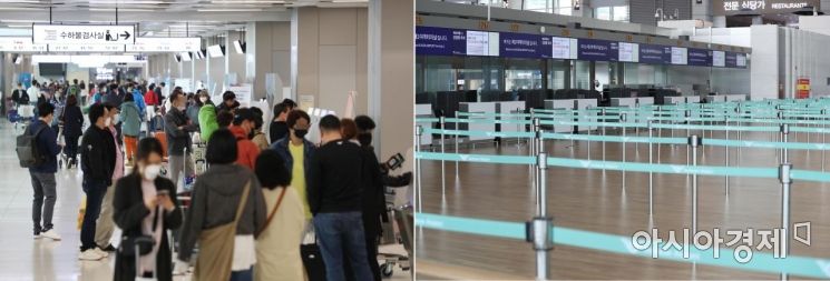 [포토]연휴 앞둔 김포공항과 인천공항 