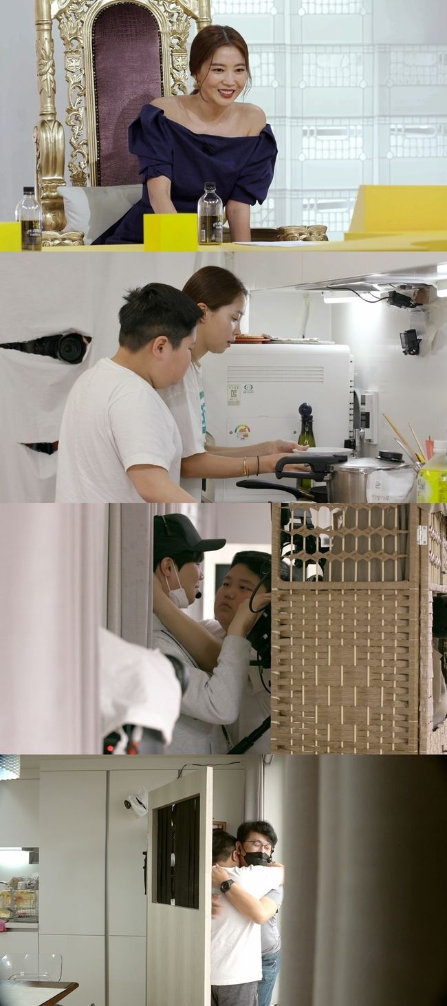 '편스토랑' 오윤아 아들 민이, 카메라 삼촌들 향해 포옹…스튜디오 '훈훈'