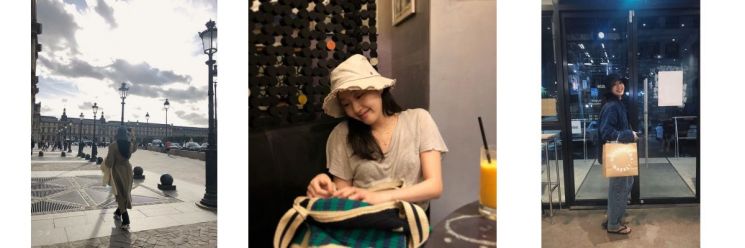 버킷햇을 자주 착용하는 김고은