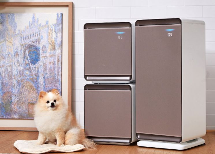 삼성, 펫케어 공기청정기 출시…반려동물 냄새 유발 성분 99% 제거