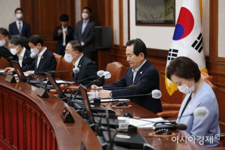 [포토]국무회의에 앞서 
