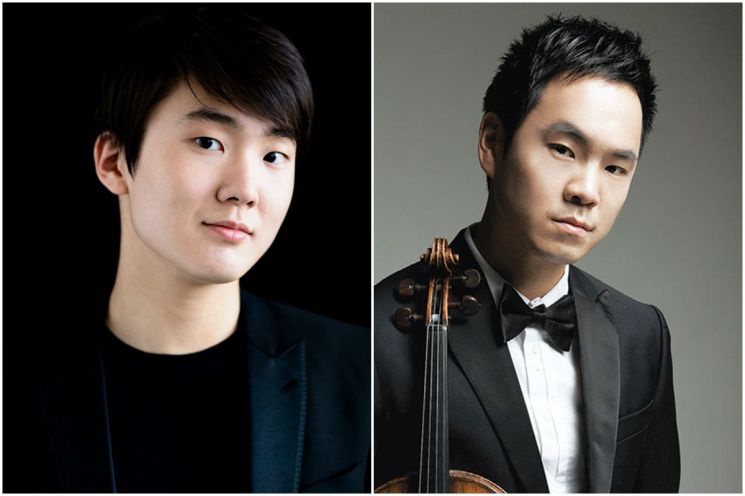 조성진(왼쪽)과 리처드 용재 오닐